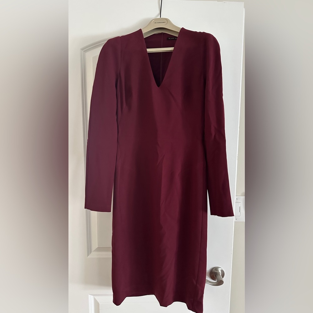 Wine colored Black Halo long sleeve dress size 6